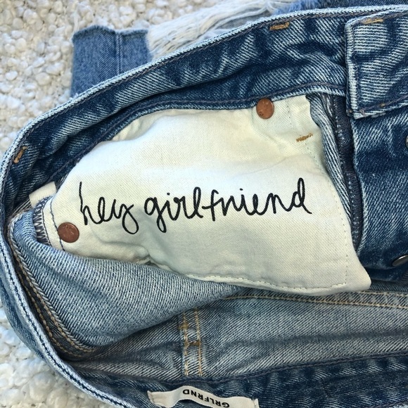 Grlfrnd NWT Jourdan Distressed Cutoff Jean Shorts 25 - Picture 5 of 7